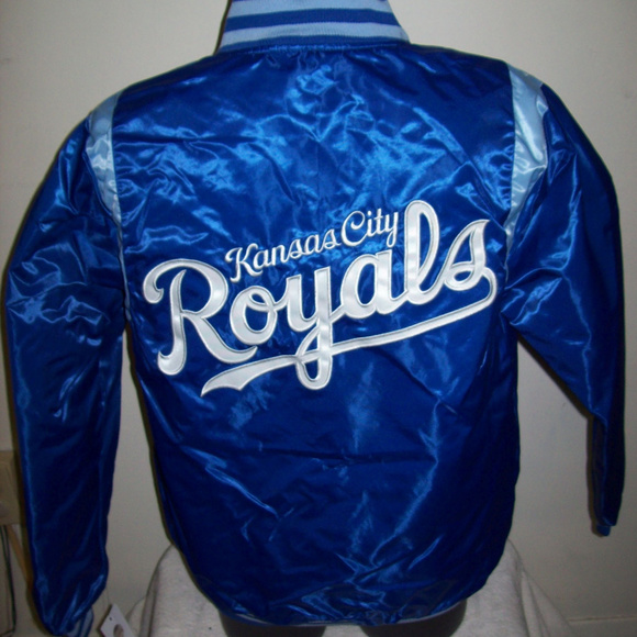 KANSAS CITY ROYALS MLB REVERSIBLE SNAP DOWN JACKET - Picture 3 of 8